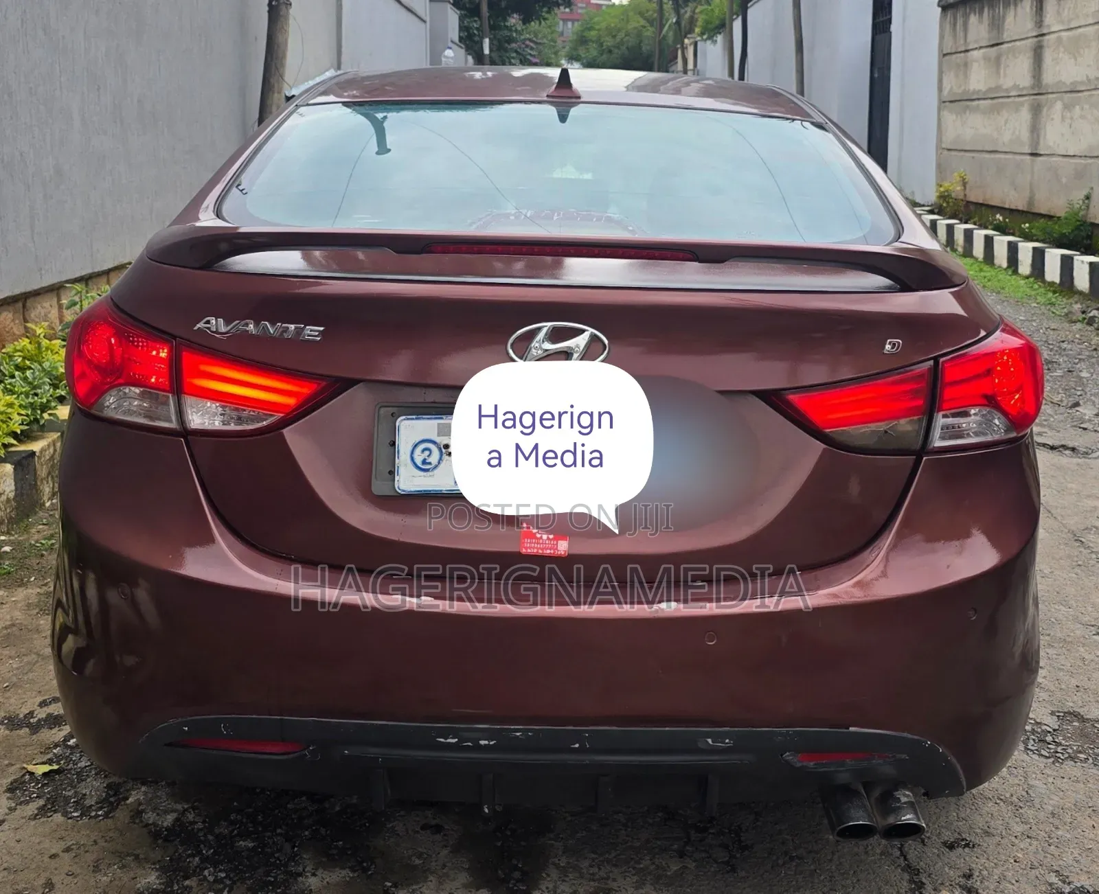Hyundai Avante 2013 Brown
