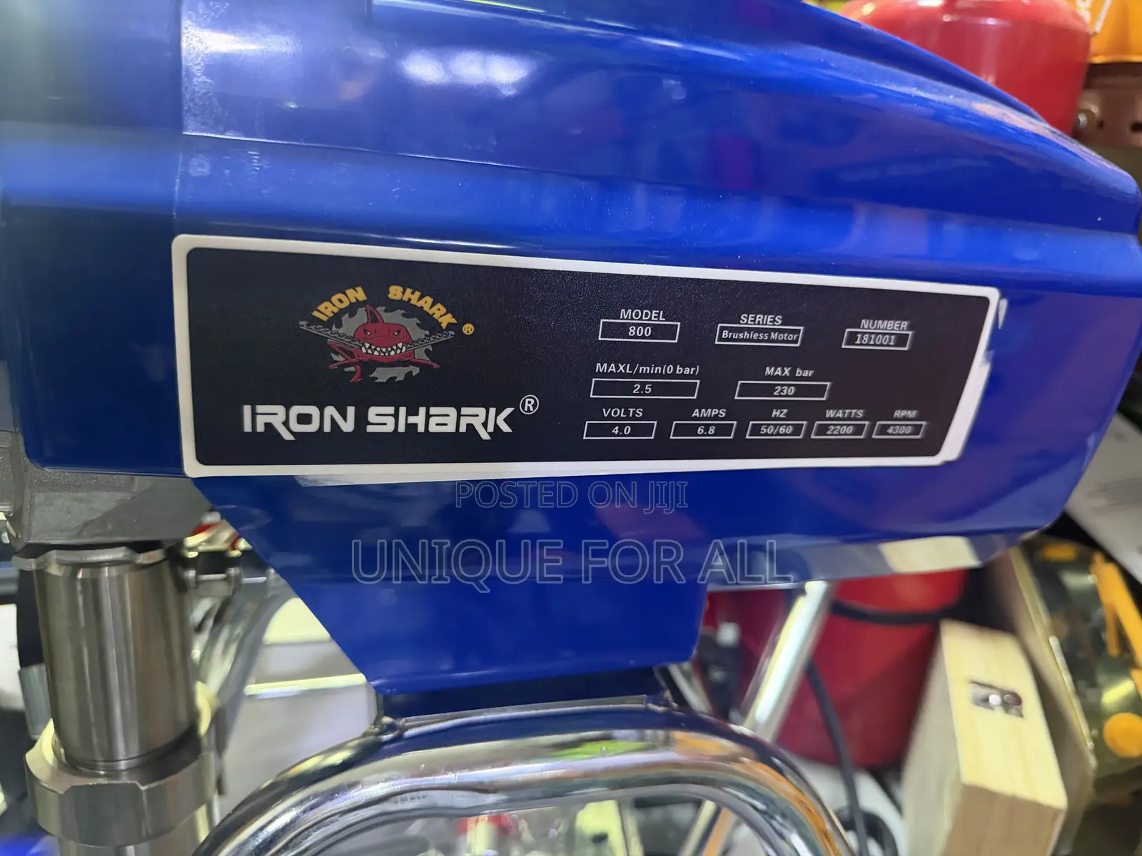 Iron Shark Model 800 Airless Paint Sprayer(የቀለም መረጫ ማሽን )