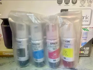 Original Epson 103 Genuine Ink Set (4 Sealed Bottles) for EcoTank