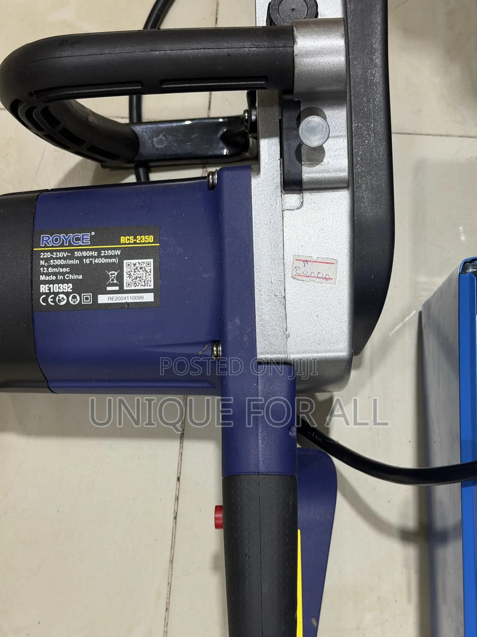 ROYCE RCS-2350 Electric Chain Saw (የኤሌክትሪክ የእንጨት መቁረጫ/ሰንሰለት መጋዝ)