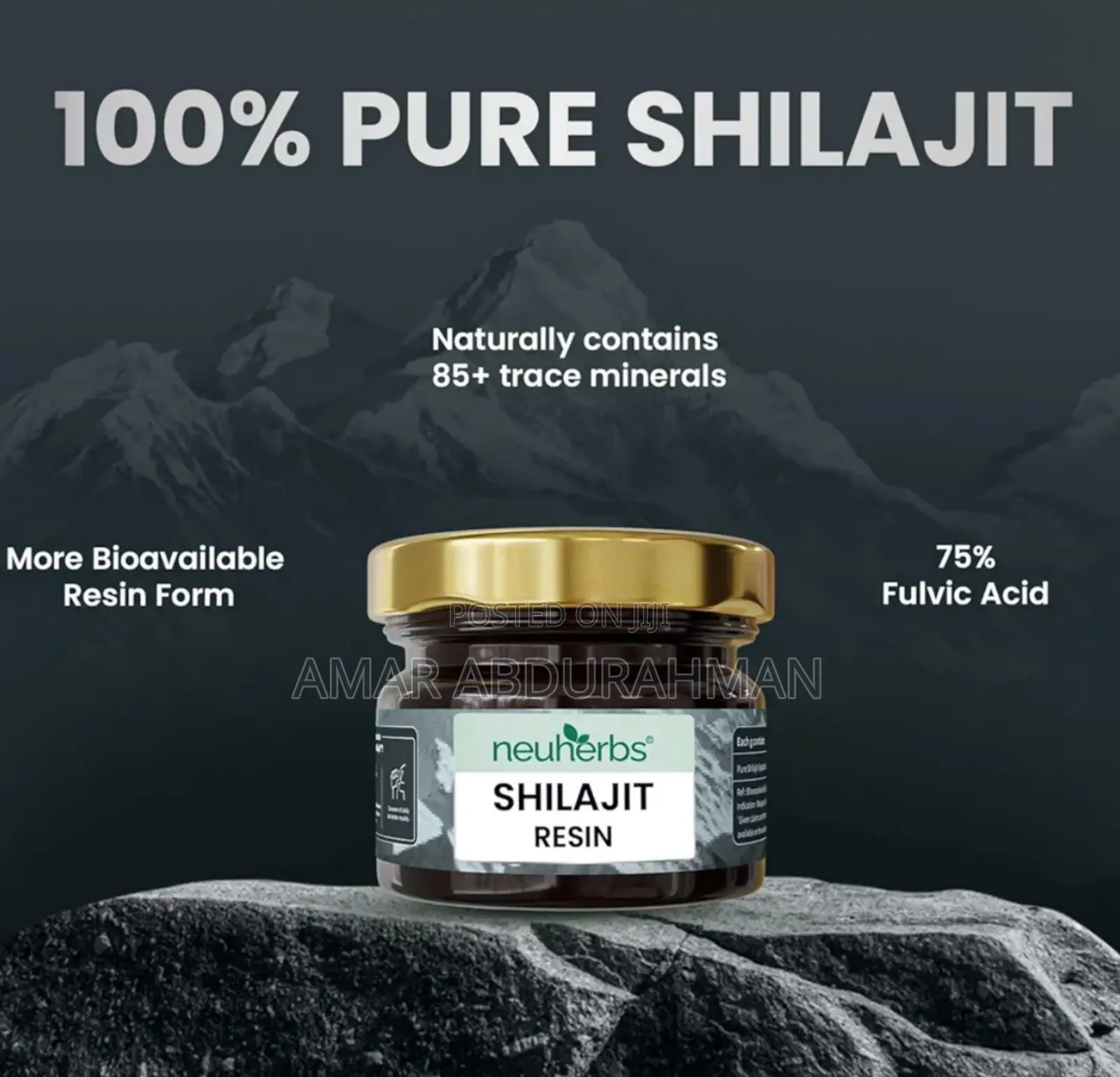 Shilajit Resin –100% Natural Energy