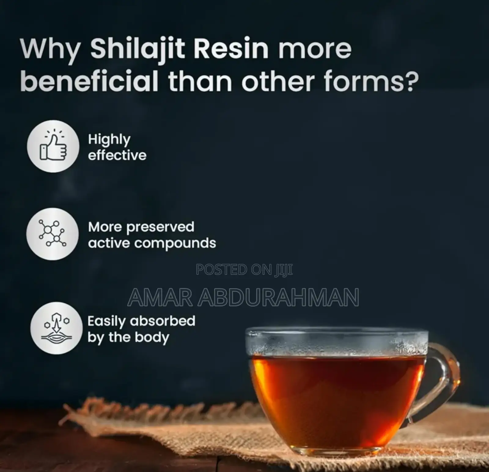 Shilajit Resin –100% Natural Energy