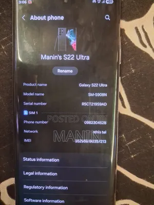Samsung Galaxy S22 Ultra 512 GB Black