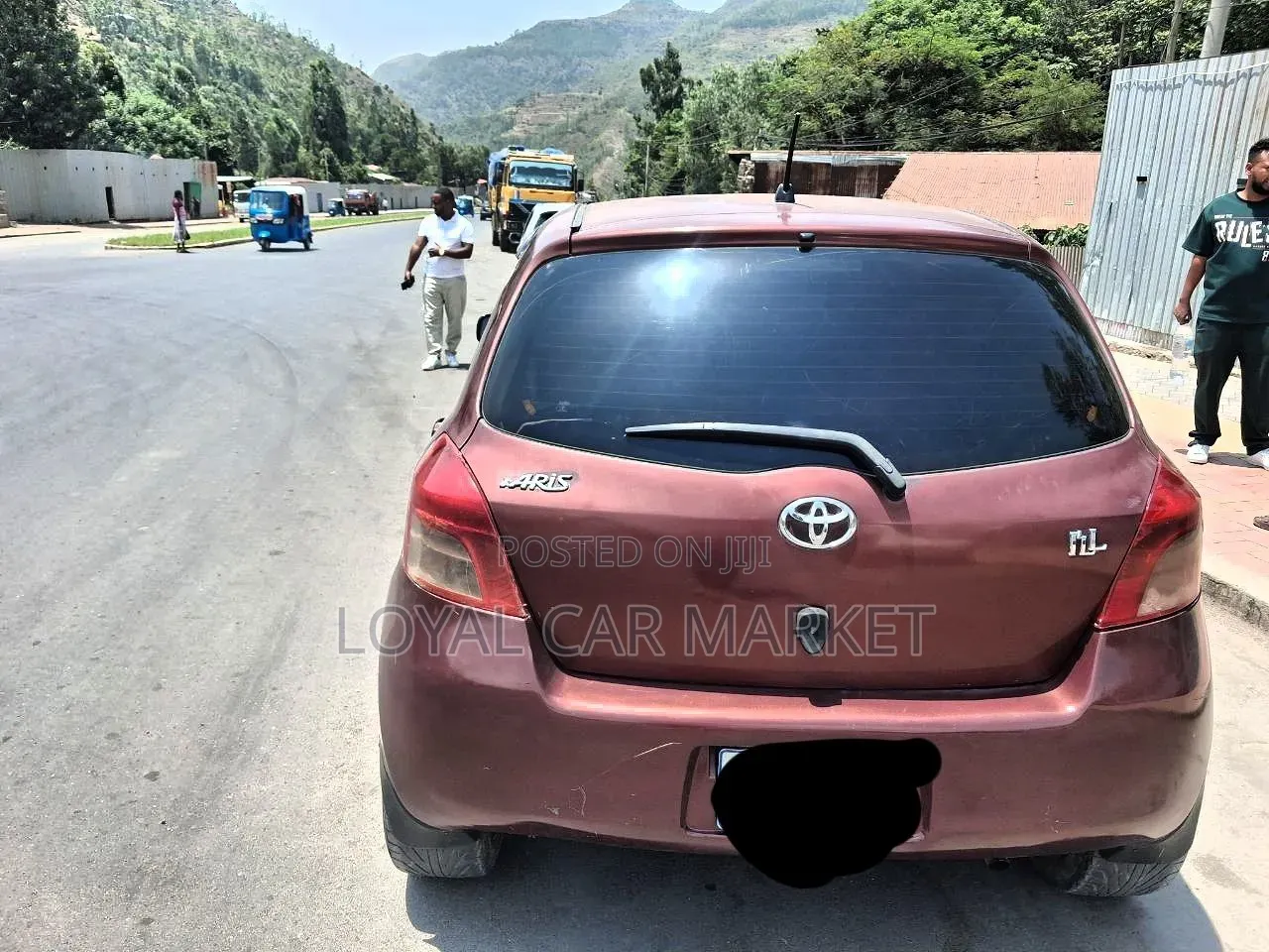 Toyota Yaris 2007 Brown