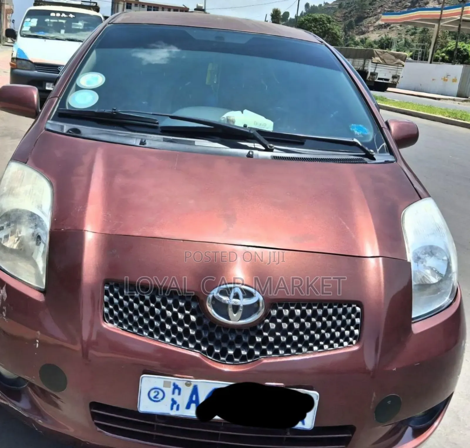 Toyota Yaris 2007 Brown