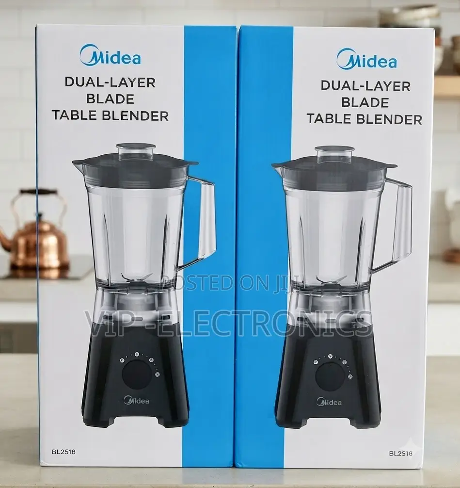 MideaTable Blender – Dual-Layer Blade Multi-Speed Kitchen Blender