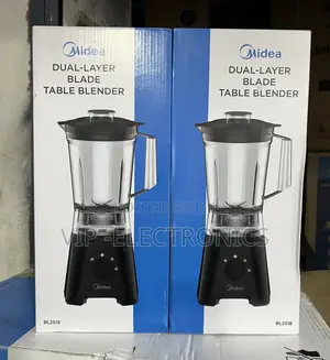 Midea Table Blender Designed With Stainless Steel Blade System