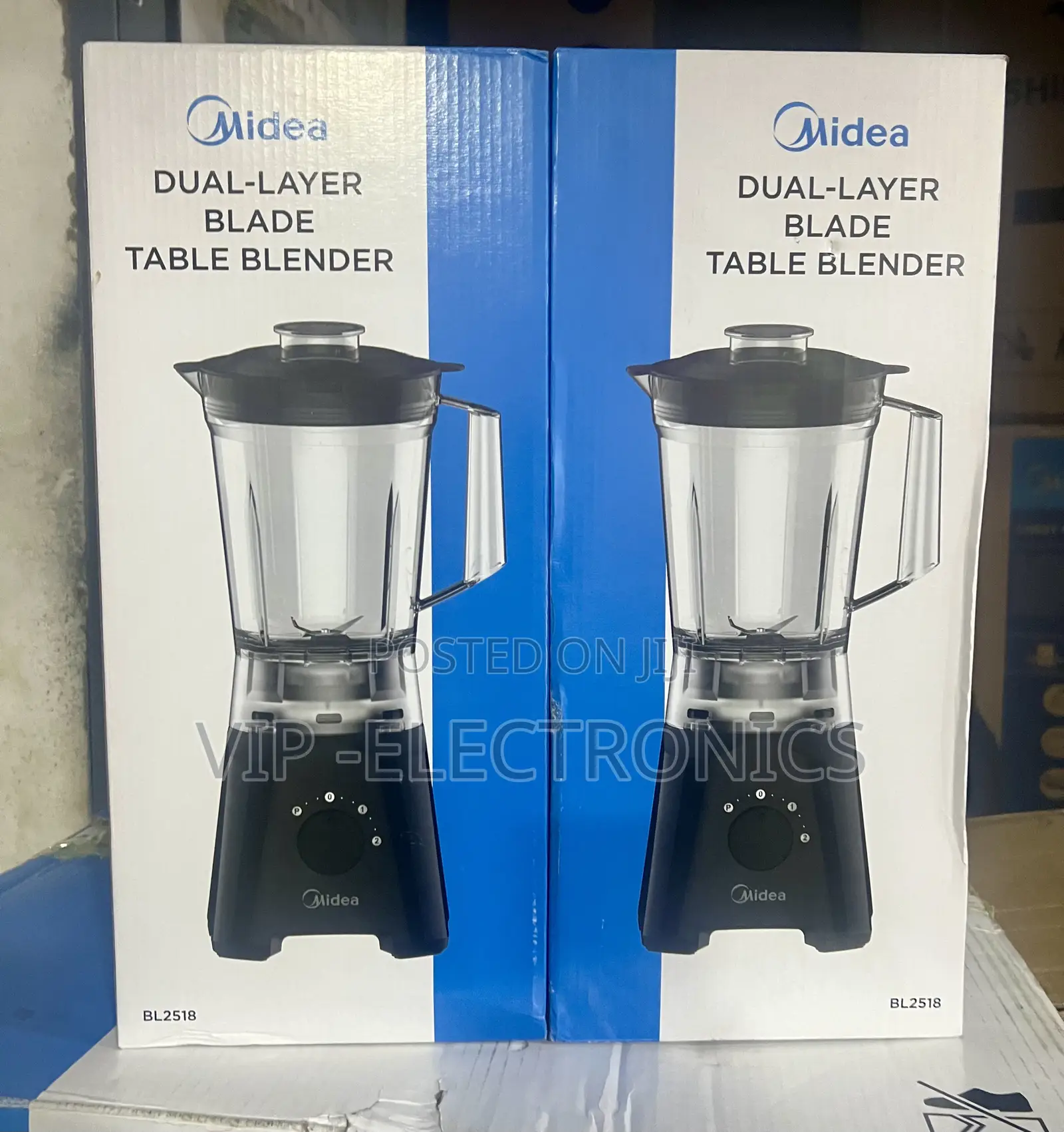 Midea Table Blender Designed With Stainless Steel Blade System