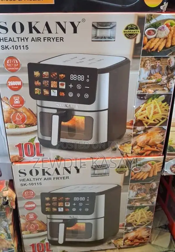Sokany 10L Digital Air Fryer - 2600w