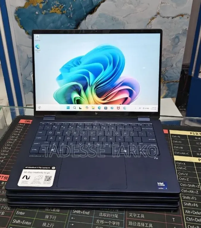 New Laptop HP OmniBook X Flip 14" 16GB Intel Core Ultra 7 SSD 1T