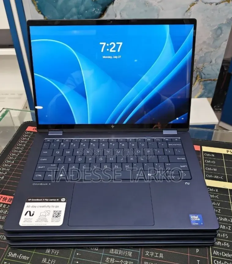 New Laptop HP OmniBook X Flip 14" 16GB Intel Core Ultra 7 SSD 1T