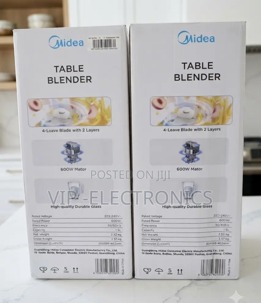 MideaTable Blender 1.5L(Front Packaging View