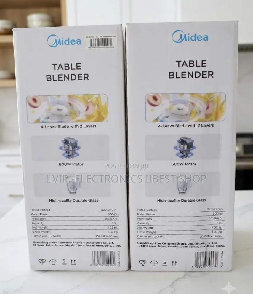 MideaTable Blender 1.5L(Front Packaging View