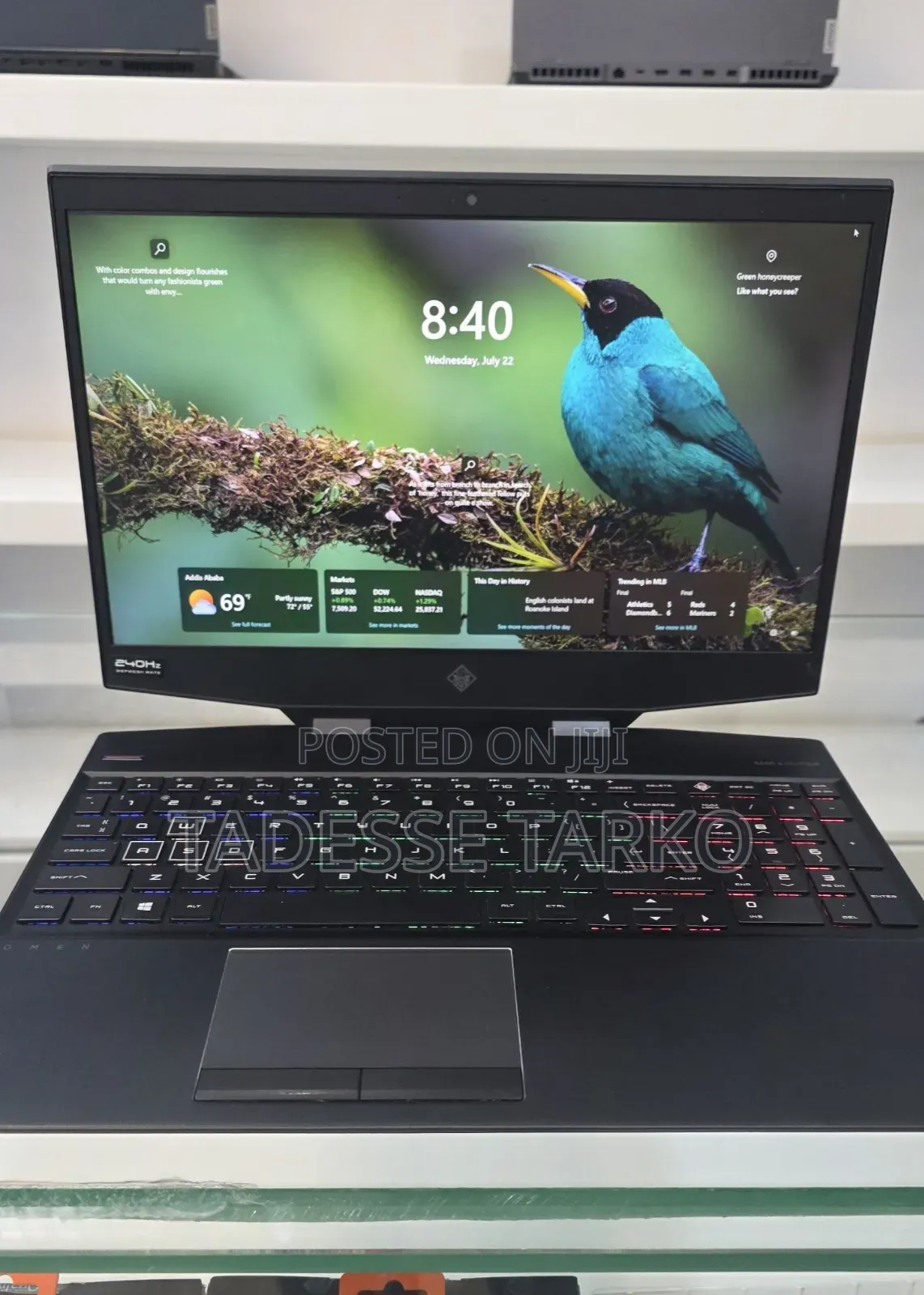New Laptop HP Omen 15 16GB Intel Core i7 SSD 1T