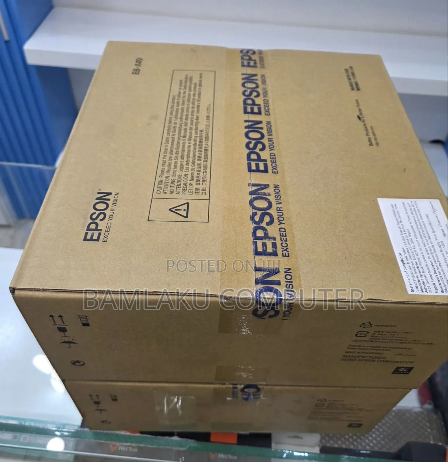 Brand New Epson Projector 
Model : EB-X49