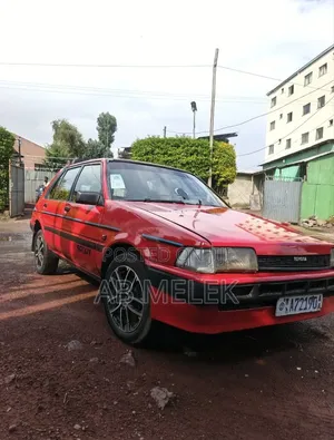 Toyota Corolla 1987 Red