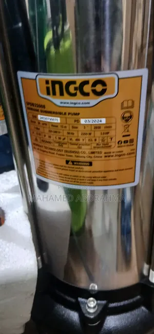 Incco Sewage Sumer Pump 3Hp