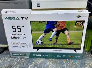 WEGA 55 Inch TV Ultra HD Smart LED TV With Wi-Fi Bluetooth