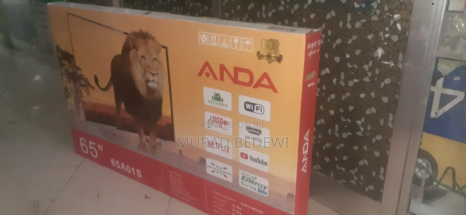 Anda 65inch Smart TV