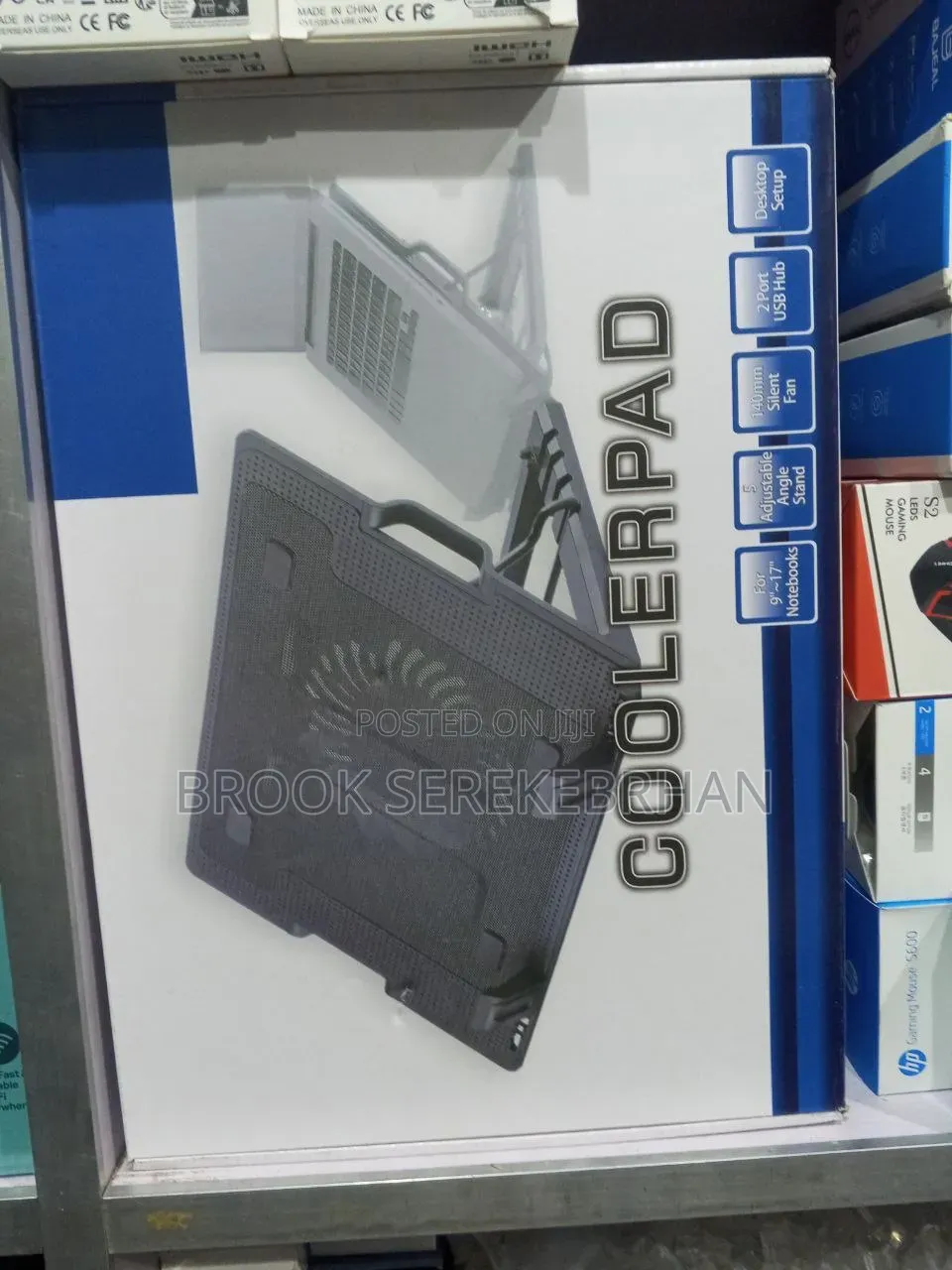 Laptop Cooling Pad With Fan and USB Hub