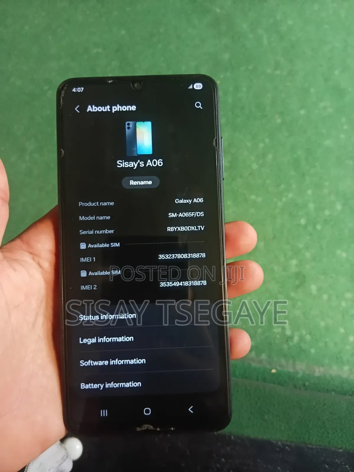 Samsung Galaxy A06 128 GB Black