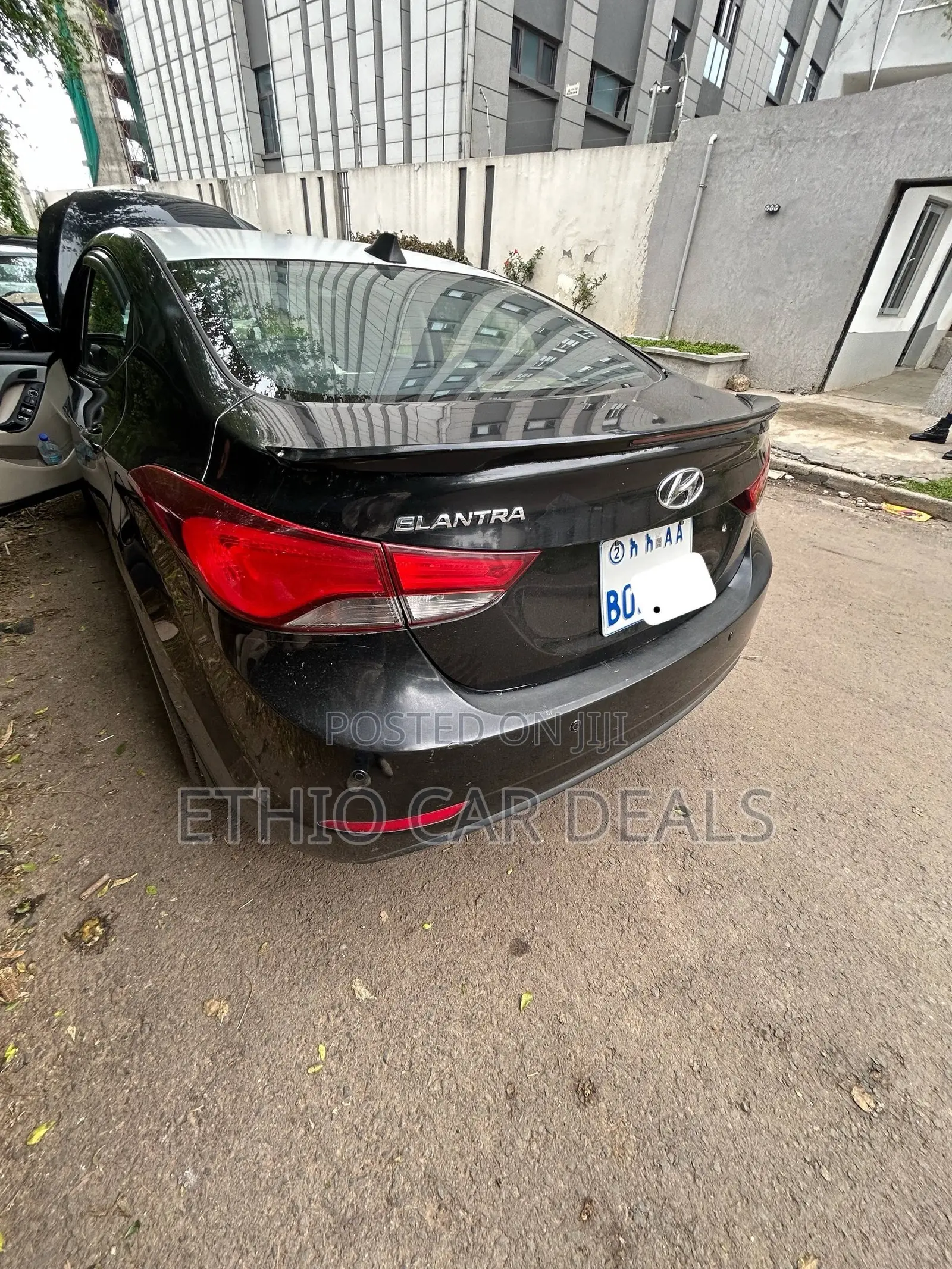 Hyundai Elantra 2013 Matt Black