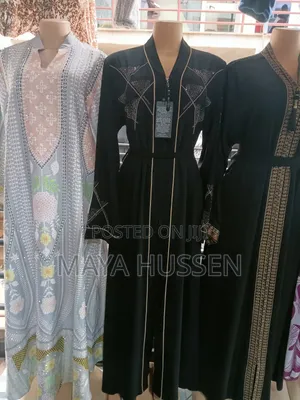 Black Abaya Printed Modest Kaftan Collection