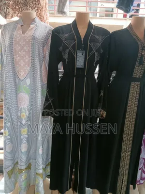 Black Abaya Printed Modest Kaftan Collection