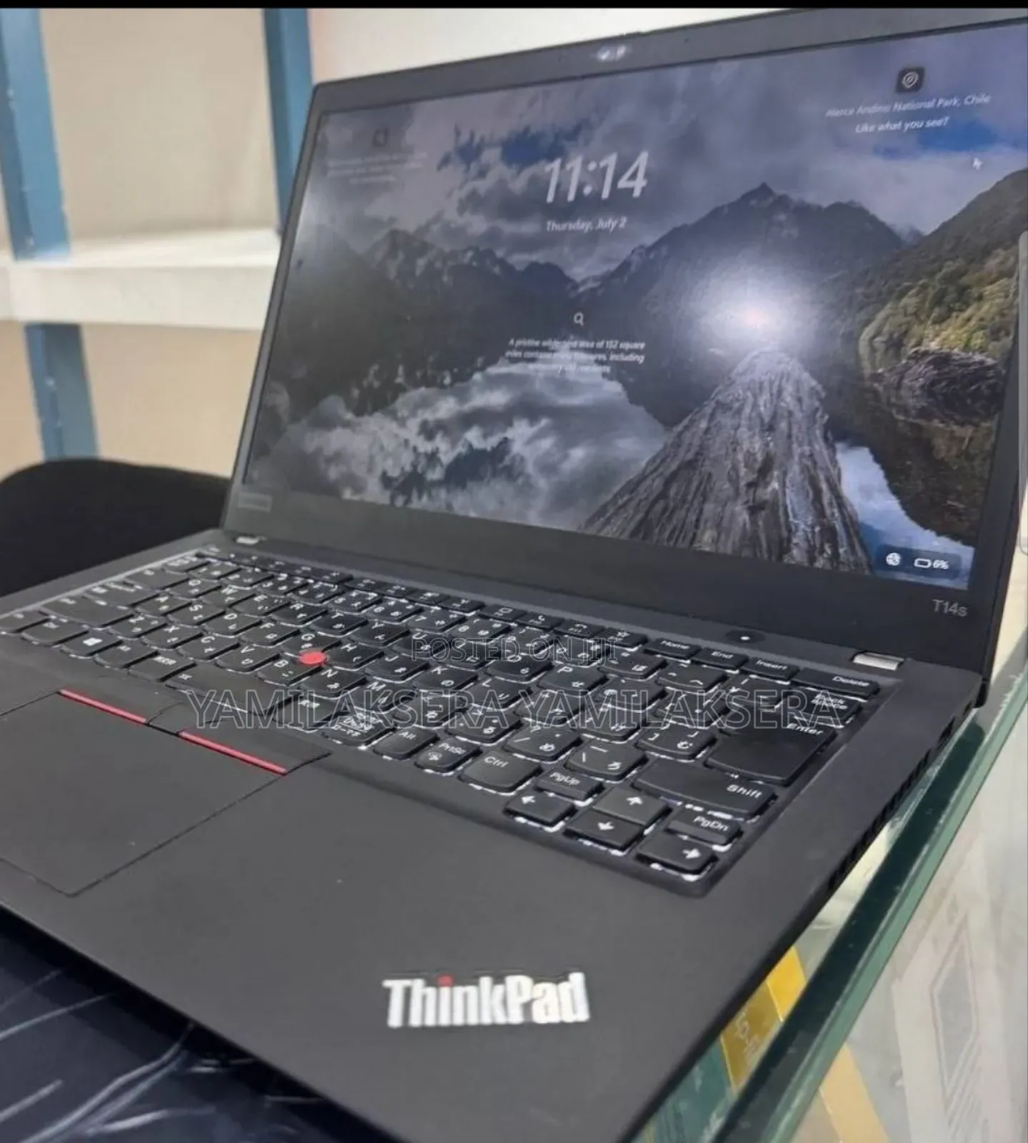 New Laptop Lenovo ThinkBook 14s Gen 2 8GB AMD Ryzen 5 SSD 256GB
