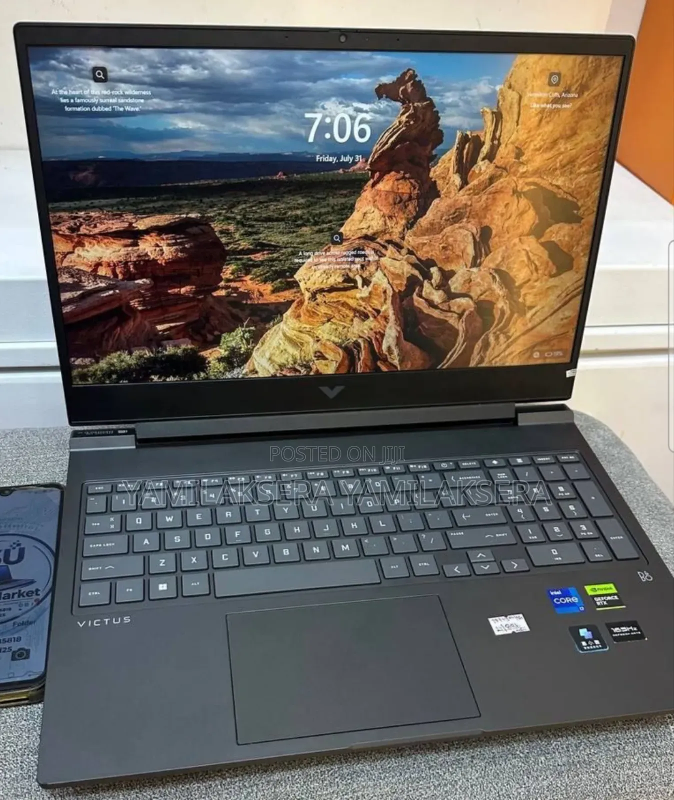 New Laptop HP Victus 16 16GB Intel Core i7 SSD 1T