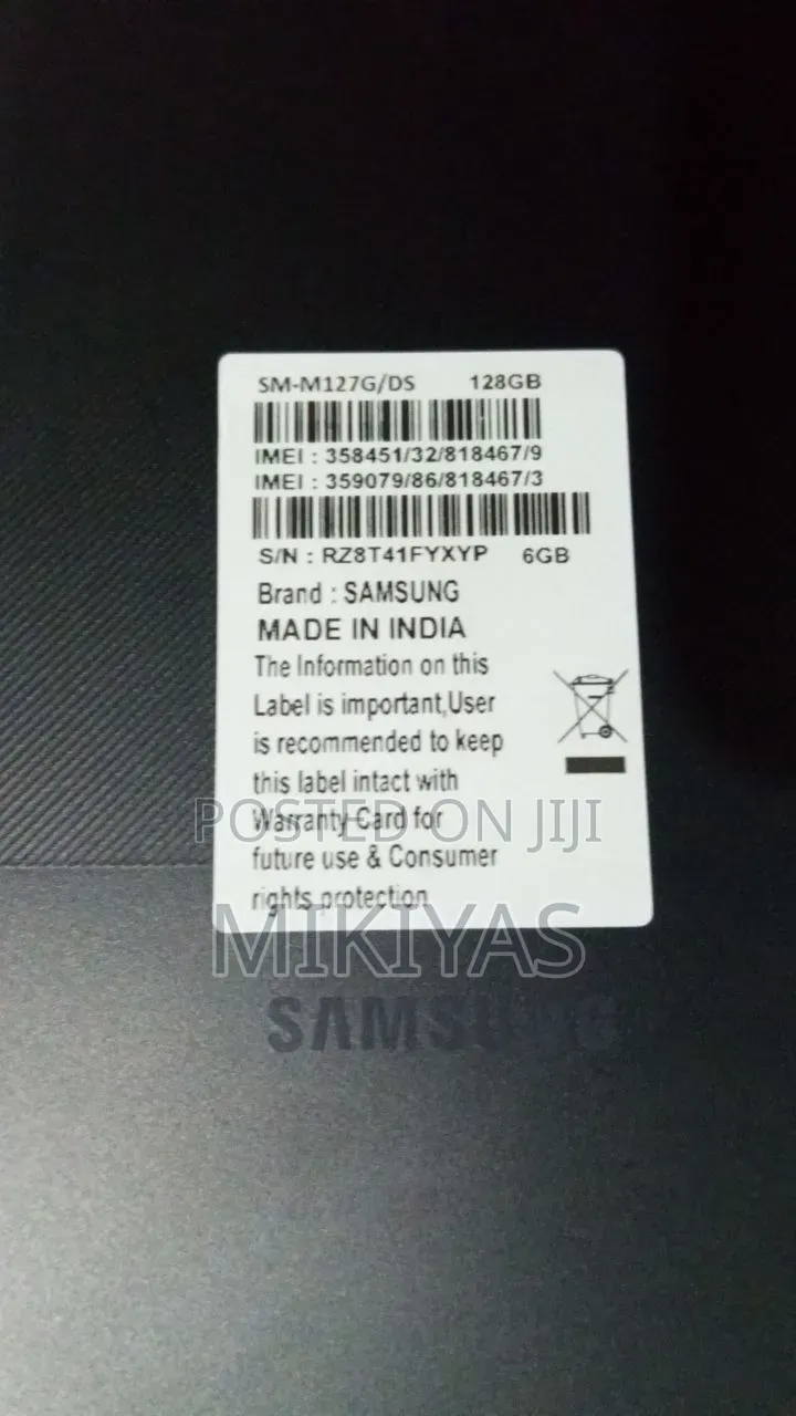 Samsung Galaxy M16 128 GB Black