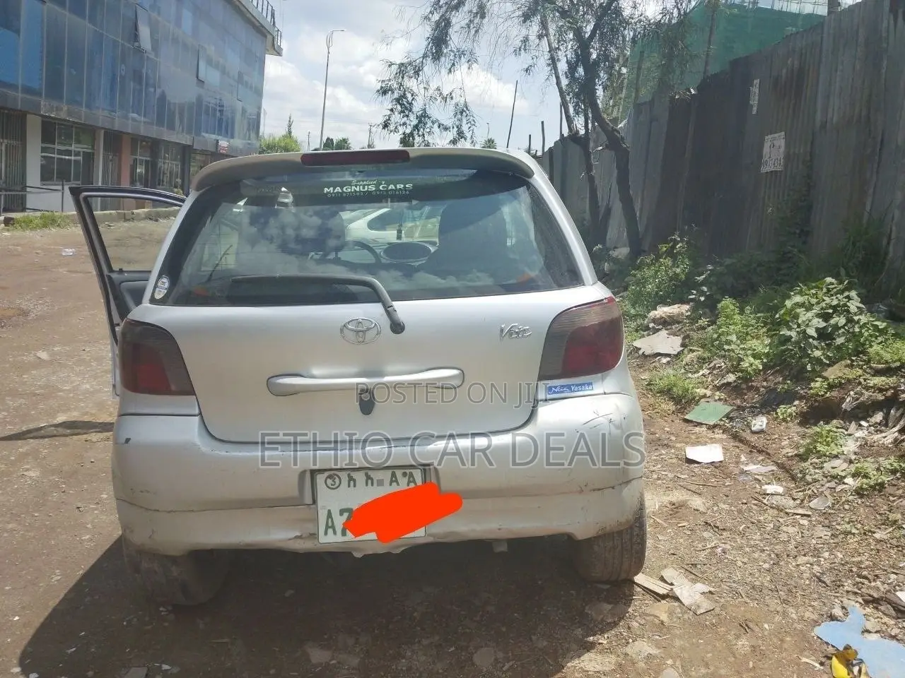 Toyota Vitz 2001 Silver