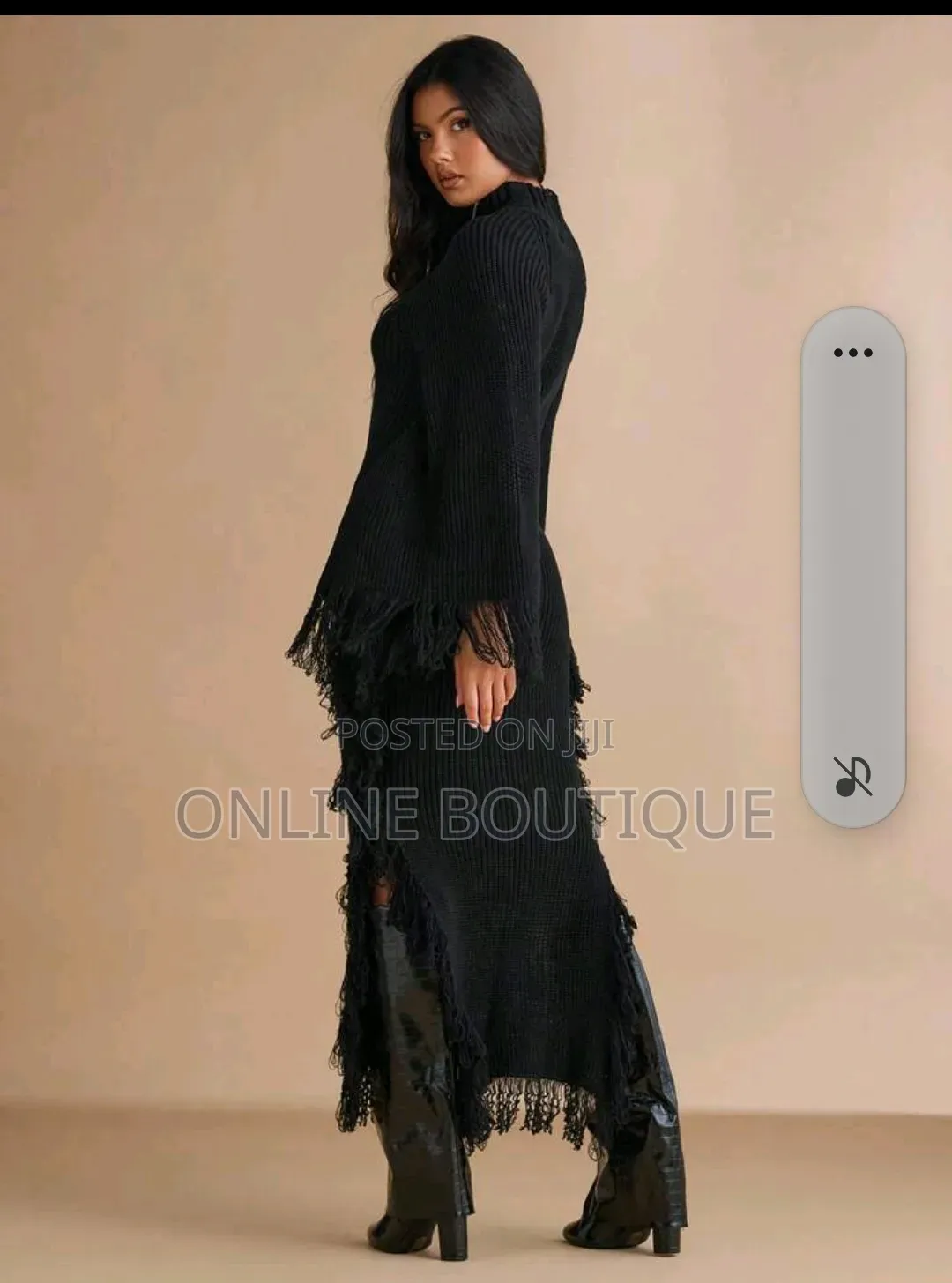Wool Fringe Dtess
