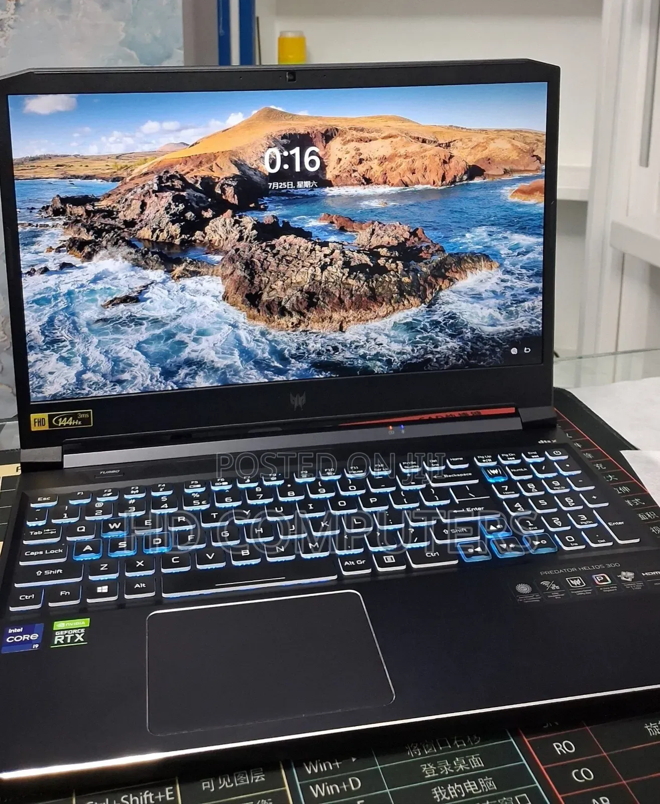 New Laptop Acer Predator Helios 300 16GB Intel Core i9 SSD 512GB