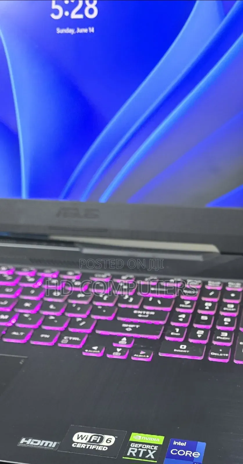 New Laptop Asus TUF Gaming F15 16GB Intel Core i9 SSD 512GB