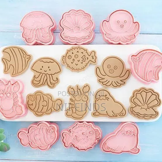 4pcs Baby Toys Biscuit Mold, Fondant Cake Decoration