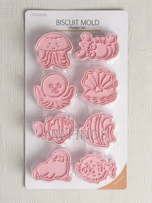 4pcs Baby Toys Biscuit Mold, Fondant Cake Decoration