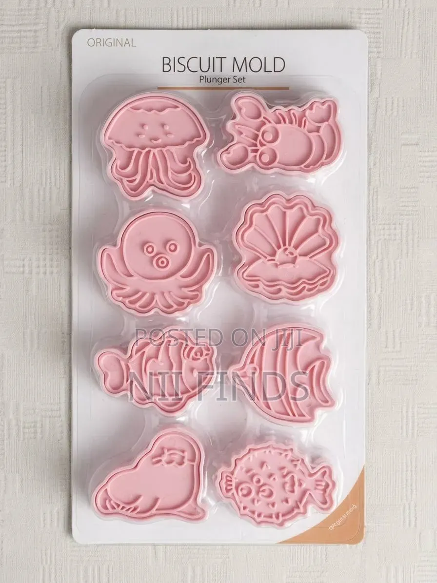 4pcs Baby Toys Biscuit Mold, Fondant Cake Decoration