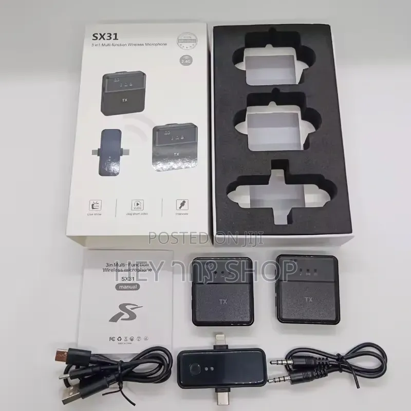 SX31 3-in-1 Wireless Microphone