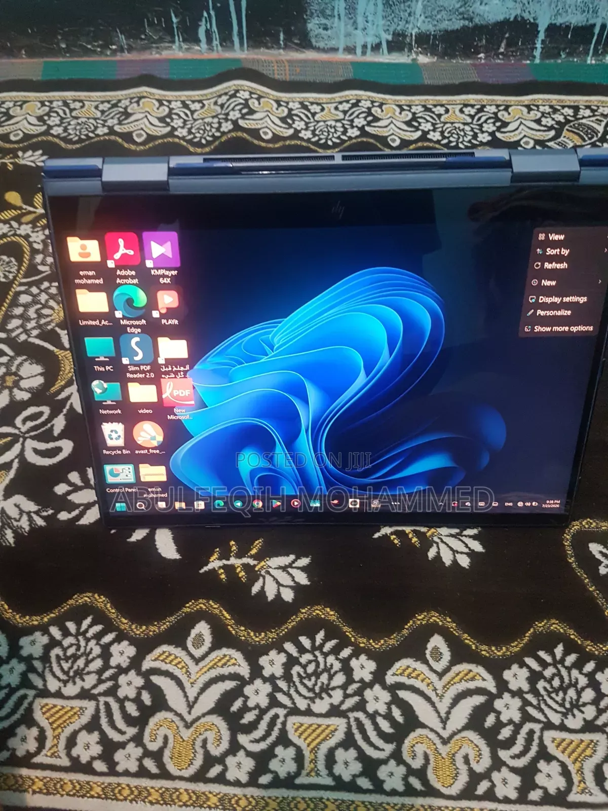 Laptop HP Envy x360 8GB Intel Core i5 SSD 512GB