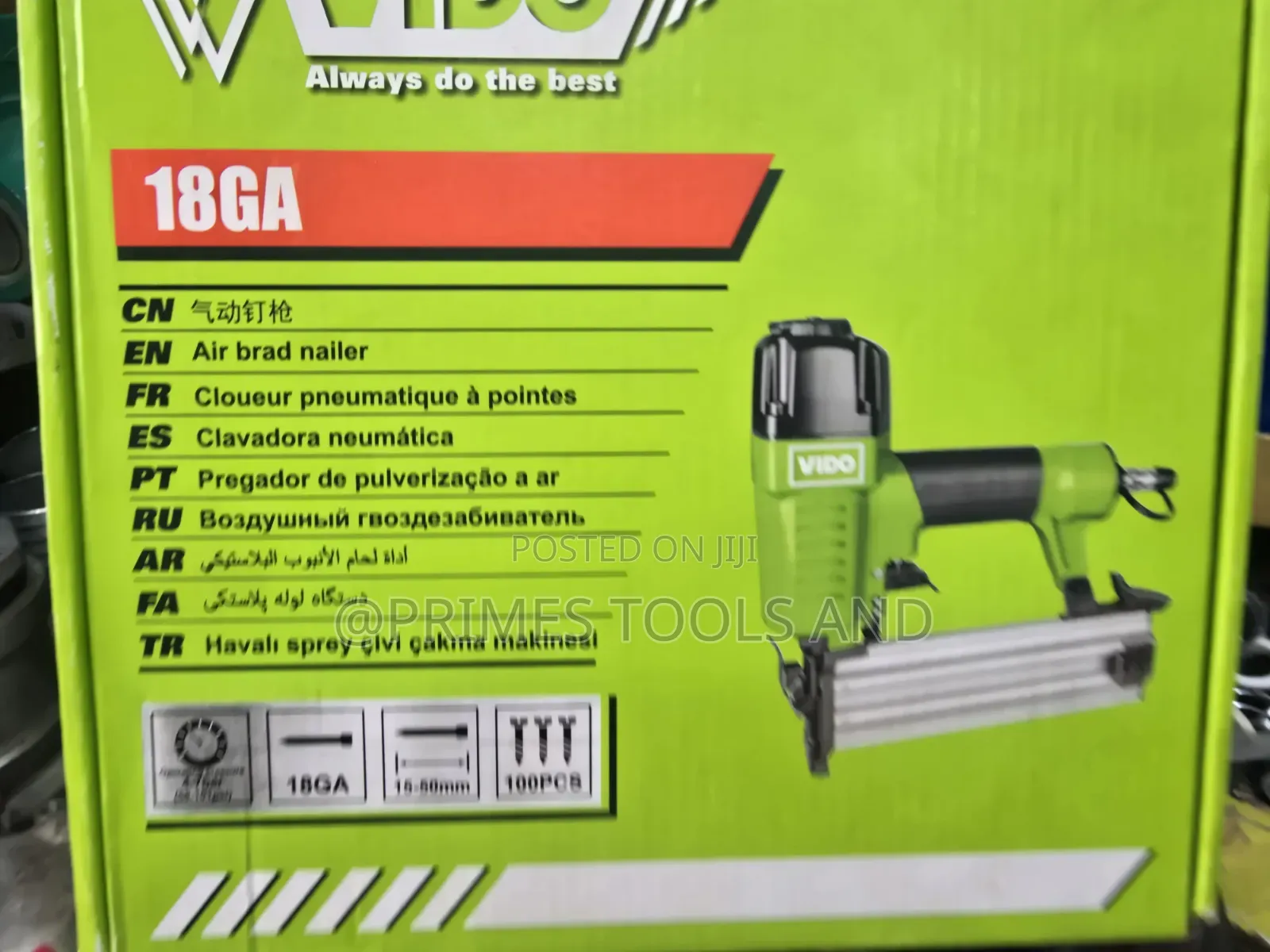 VIDO 18GA Air Brad Nailer | Pneumatic Nail Gun