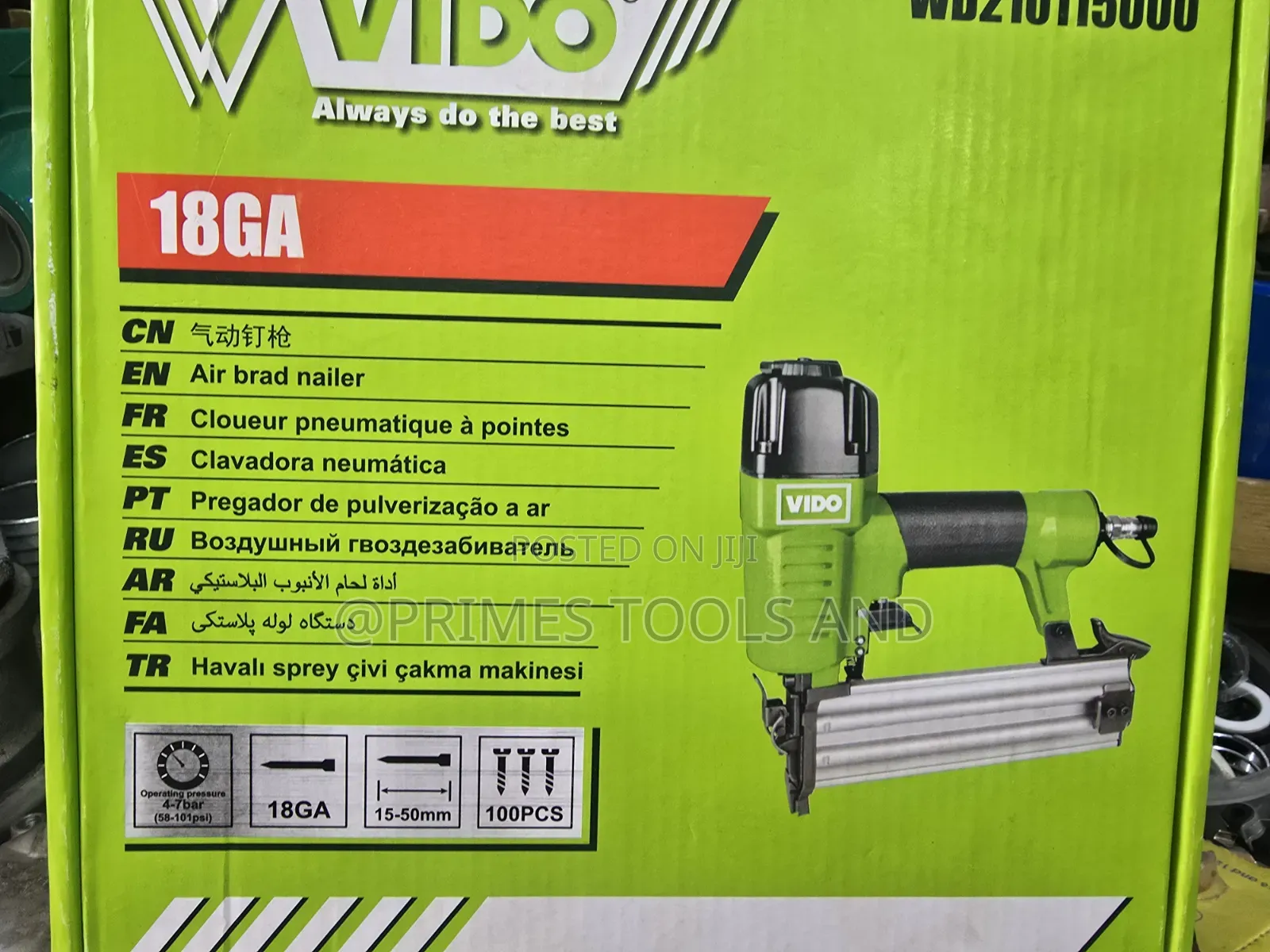 VIDO 18GA Air Brad Nailer | Pneumatic Nail Gun