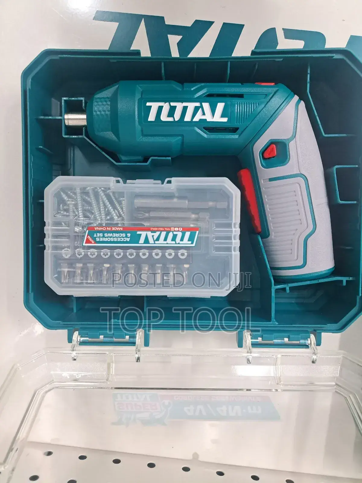 ፡Total Brand Lithium-Ion Cordless Screwdriver Kit,