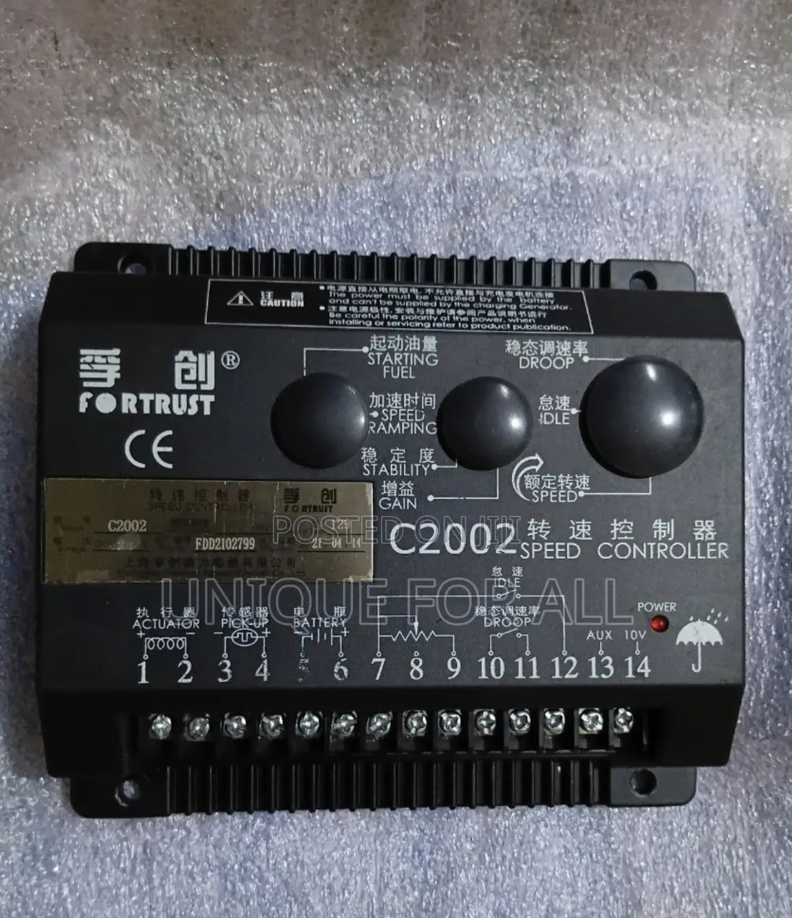 FORTRUST C2002 Speed Controller (Electronic Governor)