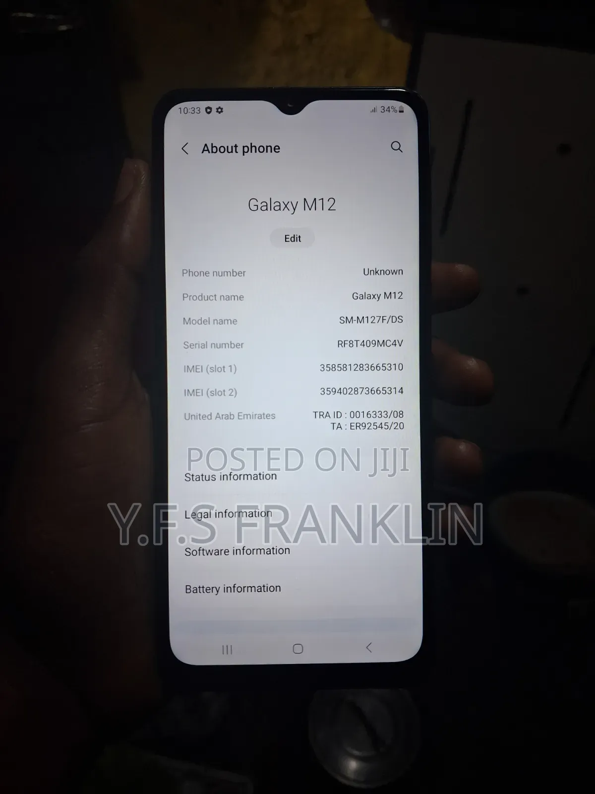 Samsung Galaxy M12 64 GB Orange