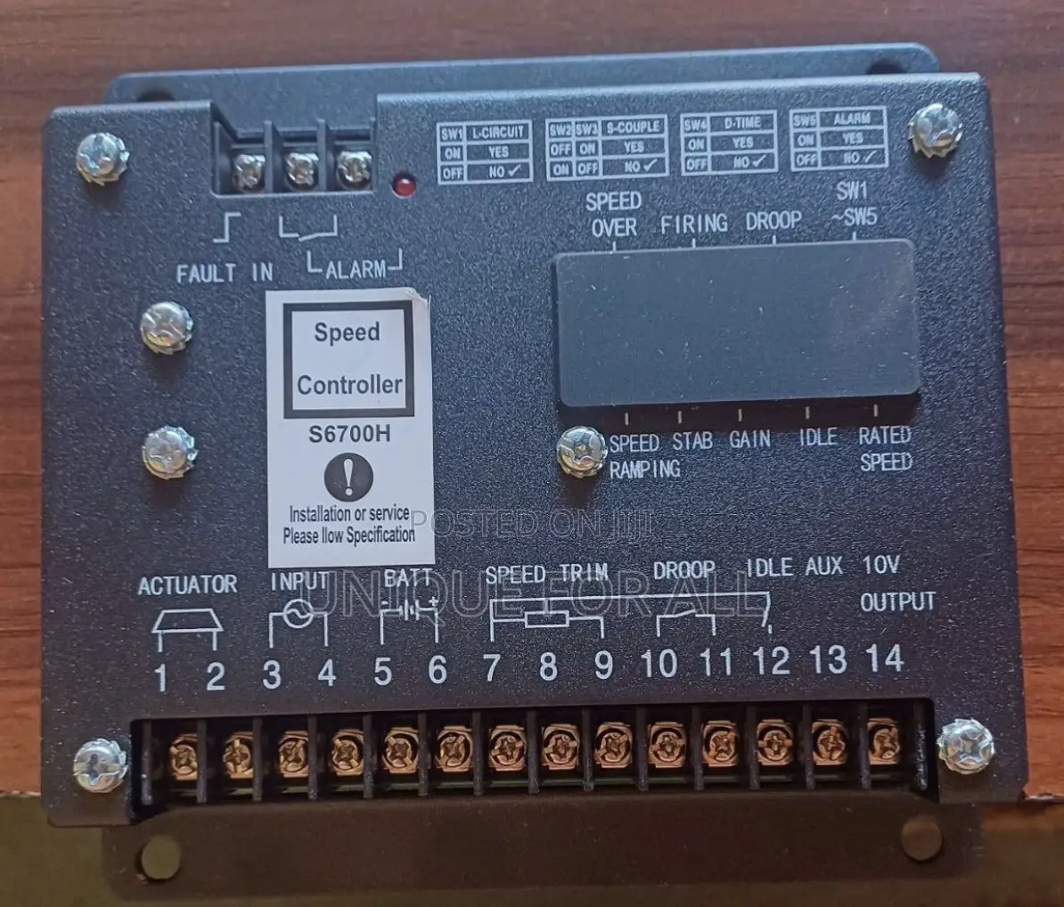S6700H Speed Controller (Electronic Governor Unit)