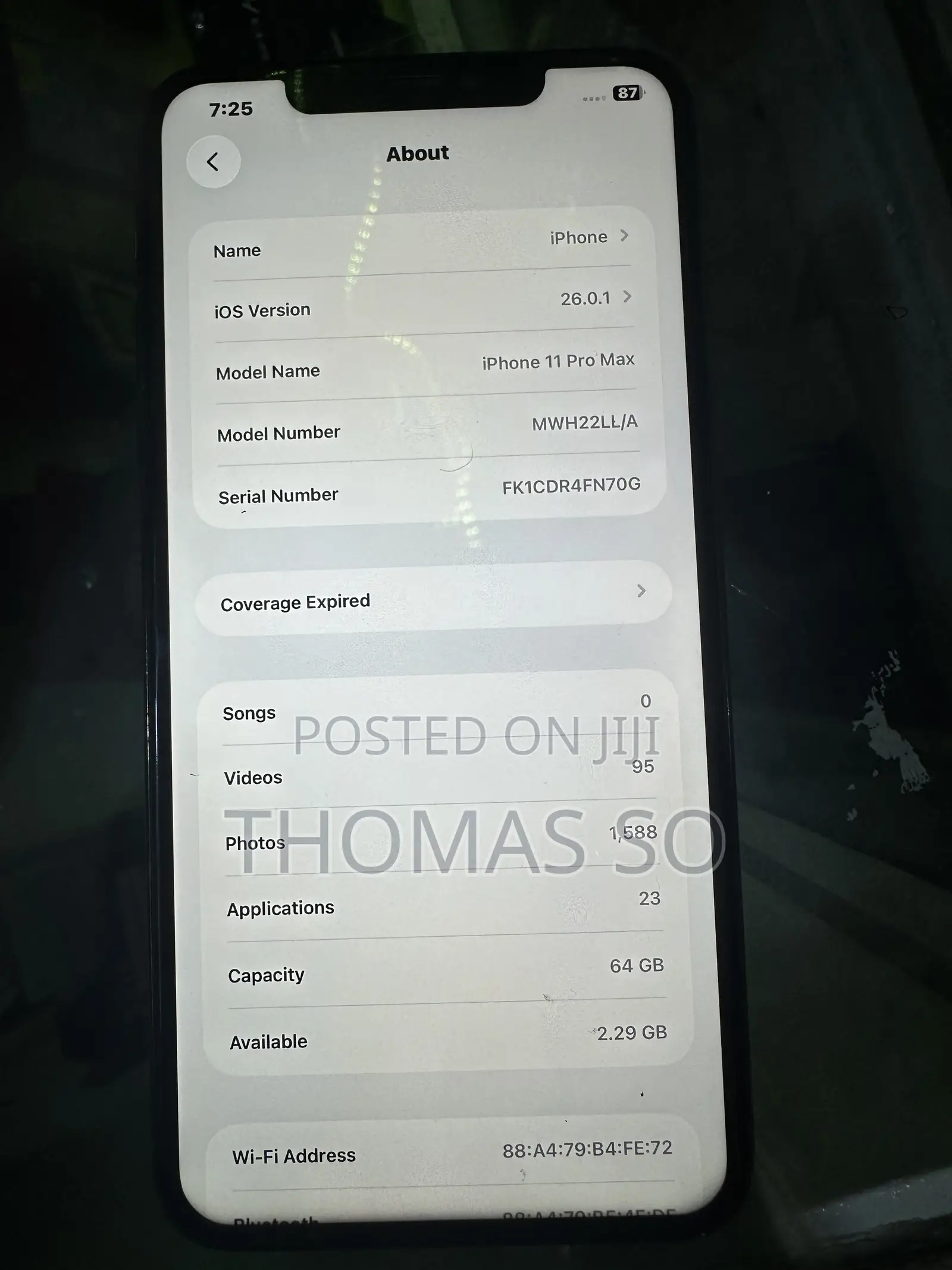 Apple iPhone 11 Pro Max 64 GB Gold