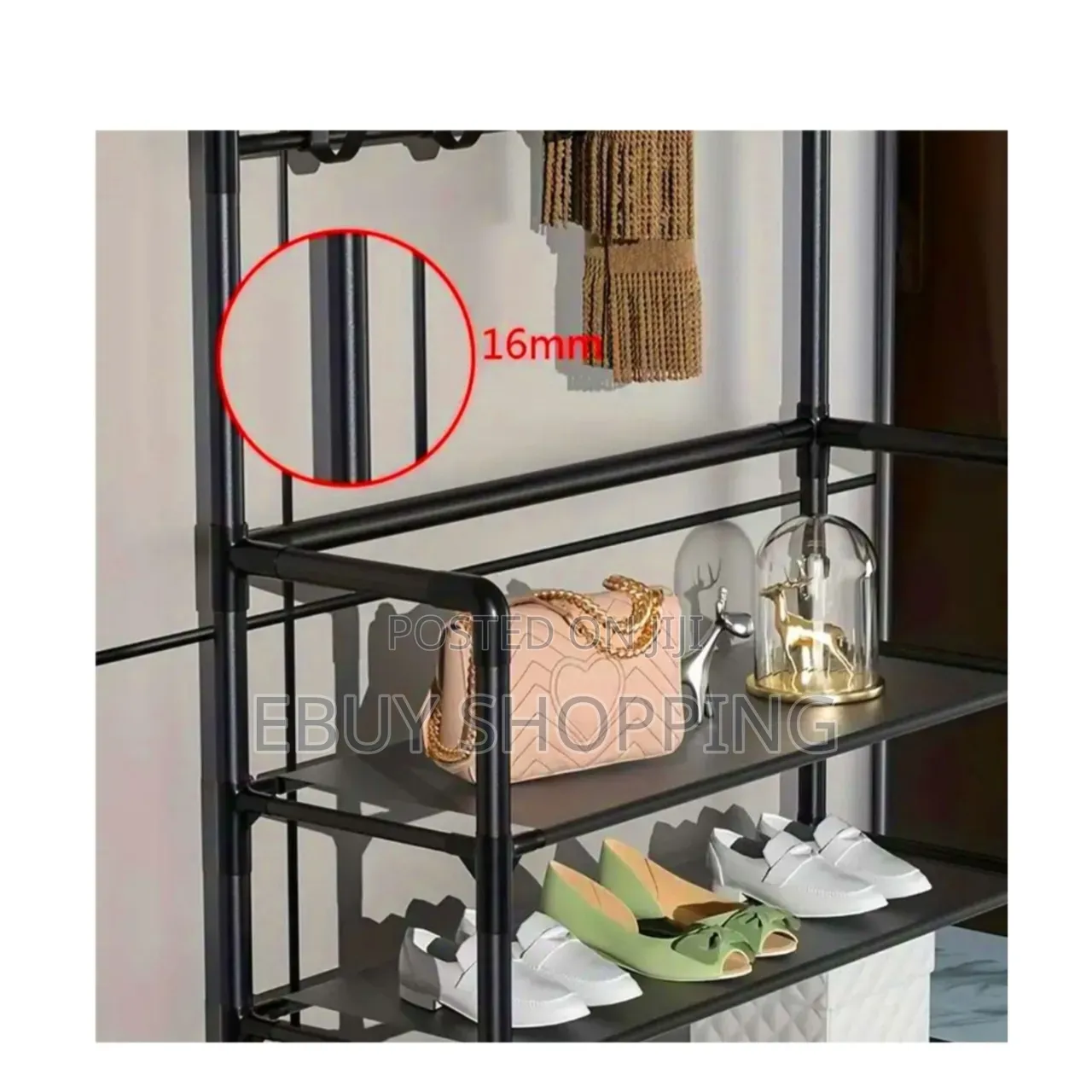 Thickened Steel Double Hooks