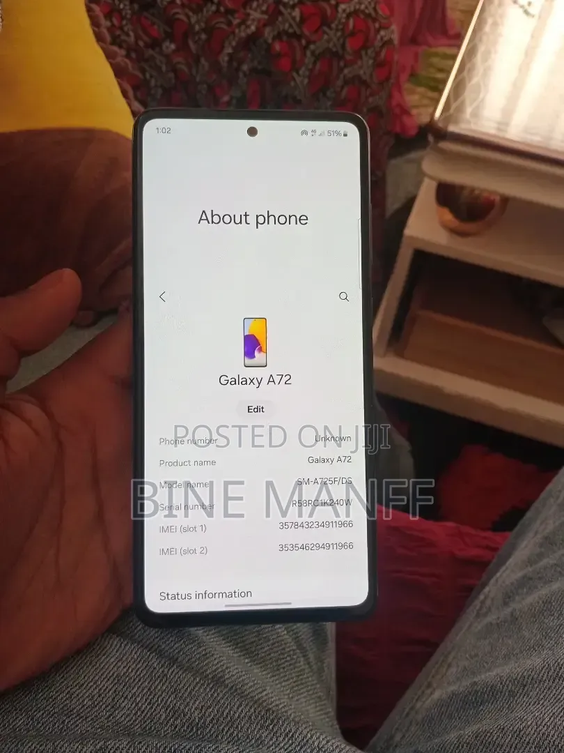 Samsung Galaxy A72 256 GB Black