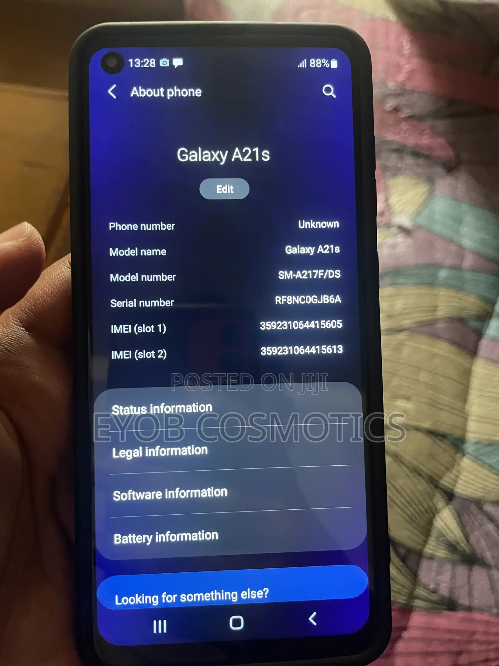 Samsung Galaxy A21s 64 GB Black